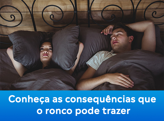 Conheça as consequências que o ronco pode trazer