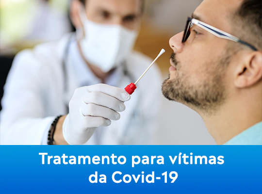 Tratamento para vítimas da Covid-19